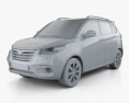 Weichai Enranger G3 2018 3D-Modell clay render