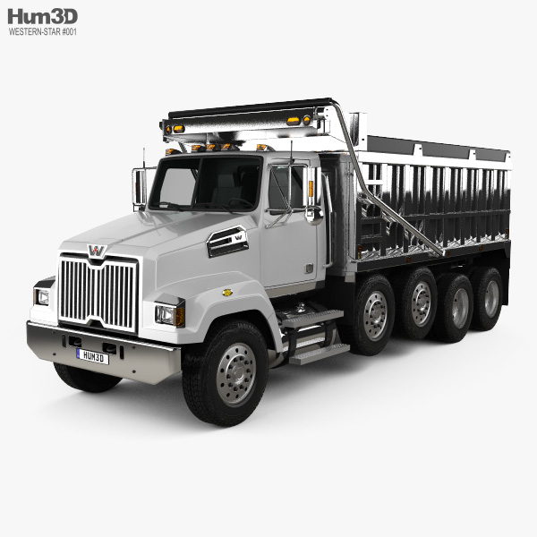 Western Star 4700 Set Forward Dump Truck 2017 3D model