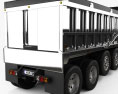 Western Star 4700 Set Forward Dump Truck 2017 3d model
