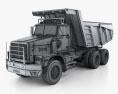 Western Star 6900 Dumper Truck 2017 3d model wire render