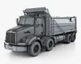 Western Star 4800 Dumper Truck 2016 3d model wire render