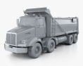 Western Star 4800 Dumper Truck 2016 3d model clay render