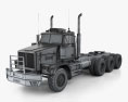 Western Star 6900 Tractor Truck 2017 3d model wire render