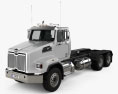 Western Star 4700 SB Day Cab Camião Chassis 2016 Modelo 3d
