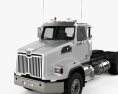 Western Star 4700 SB Day Cab Chassis Truck 2016 3d model