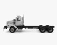 Western Star 4900 SB Day Cab Camião Chassis 2016 Modelo 3d vista lateral