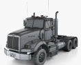 Western Star 4900 SB SV Day Cab Tractor Truck 2016 3d model wire render