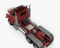 Western Star 4900 SB SV Day Cab Tractor Truck 2016 3d model top view