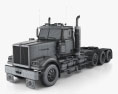 Western Star 4900 SF Day Cab Tractor Truck 2016 3d model wire render