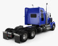 Western Star 4900 SF Sleeper Cab Tractor Truck 2016 3d model back view
