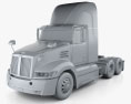 Western Star 5700XE Day Cab Tractor Truck 2020 3d model clay render