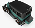 Whippet Model 96 轿车 1927 3D模型 顶视图