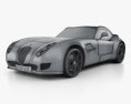 Wiesmann GT MF5 2013 3D-Modell wire render
