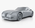 Wiesmann GT MF5 2013 3D-Modell clay render