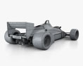 Williams FW08C F1 з детальним інтер'єром 1983 3D модель