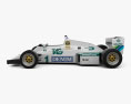 Williams FW08C F1 带内饰 1983 3D模型 侧视图
