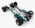 Williams FW08C F1 带内饰 1983 3D模型 顶视图