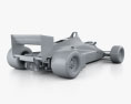 Williams FW08C F1 con interni 1983 Modello 3D