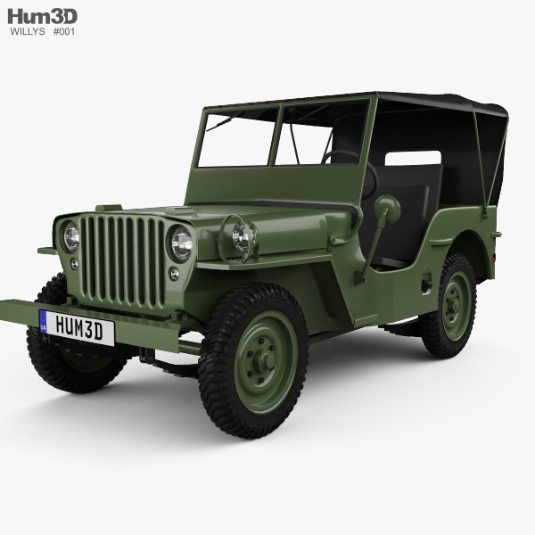 Willys MB 1941 3D-Modell