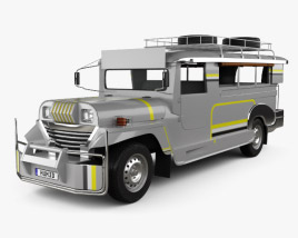 Willys Jeepney Philippines 2012 3D model