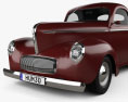Willys Americar DeLuxe Coupe 1940 3Dモデル