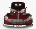 Willys Americar DeLuxe Coupe 1940 3D 모델  front view
