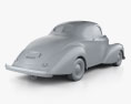 Willys Americar DeLuxe Coupe 1940 3D模型