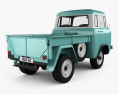 Willys Jeep FC-150 Forward Control 1957 3d model back view