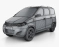 Wuling Hong Guang 2016 3D 모델  wire render