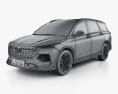 Wuling Victory 2023 3Dモデル wire render