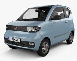3D model of Wuling Hongguang Mini EV 2024