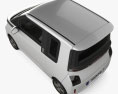 Wuling Air EV 2024 3D模型 顶视图
