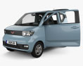 Wuling Hongguang Mini EV з детальним інтер'єром 2023 3D модель