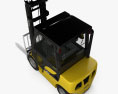Yale GDP 35VX Forklift 2014 3d model top view
