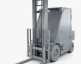 Yale GDP 35VX Forklift 2014 3d model clay render