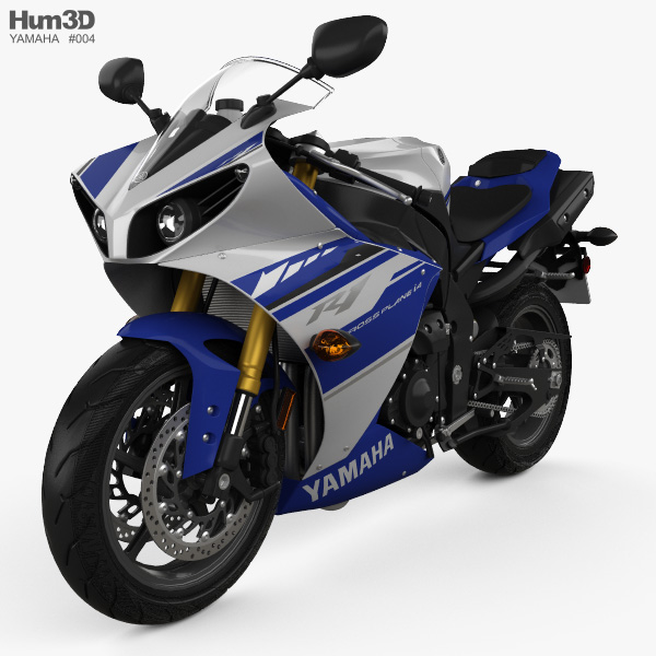 Yamaha R1 2014 3D 모델 