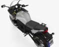 Yamaha FZ8 2013 Modello 3D vista dall'alto