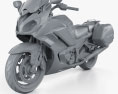 Yamaha FJR1300 ES 2013 3d model clay render