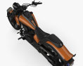 Yamaha Raider SCL 2013 3D-Modell Draufsicht