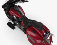 Yamaha Stratoliner Deluxe 2013 3d model top view