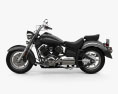 Yamaha V Star 1100 Classic 2000 3D 모델  side view