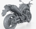 Yamaha MT-01 2009 3D 모델 