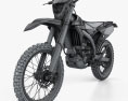 Yamaha WR250F 2015 3D-Modell wire render