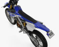Yamaha WR250F 2015 3D-Modell Draufsicht