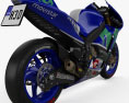 Yamaha YZR-M1 MotoGP 2015 3D-Modell Rückansicht