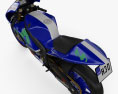 Yamaha YZR-M1 MotoGP 2015 3D-Modell Draufsicht