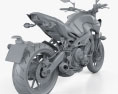 Yamaha MT-09 2017 3D模型