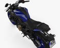 Yamaha MT-07 2018 3Dモデル top view
