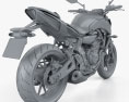 Yamaha MT-07 2018 3D 모델 