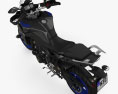 Yamaha MT-09 Tracer 2018 3D-Modell Draufsicht